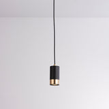 Nordic Minimalist Column Iron Pendant Light 1-Light