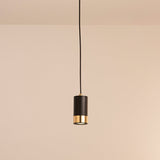 Nordic Minimalist Column Iron Pendant Light 1-Light