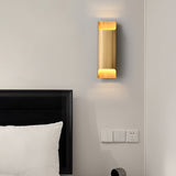 Modern Curved Brass LED Wall Sconce 1-Light