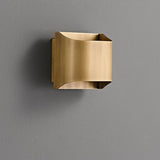 Modern Curved Brass LED Wall Sconce 1-Light