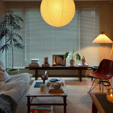 Japanese Washi Paper Globe Pendant Light 1-Light