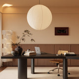 Japanese Washi Paper Globe Pendant Light 1-Light