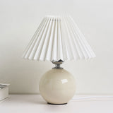 Nordic Ceramic Pleated Table Light | 1-Light
