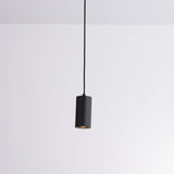 Nordic Minimalist Column Iron Pendant Light 1-Light