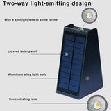 Modern Solar LED Up and Down Wall Light | 1-Light