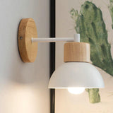 Nordic Wood Dome Wall Light | 1-Light