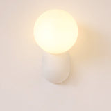 Modern Glass Globe Wall Light | 1-Light