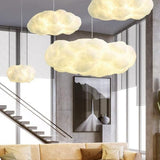 Modern Fibre Cloud Pendant Light 1-Light Lasson Living