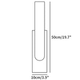 Modern Alabaster-Effect Brass Wall Sconce LED 1-Light