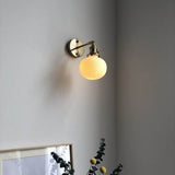Japanese Brass Pleated Glass Wall Light | 1-Light