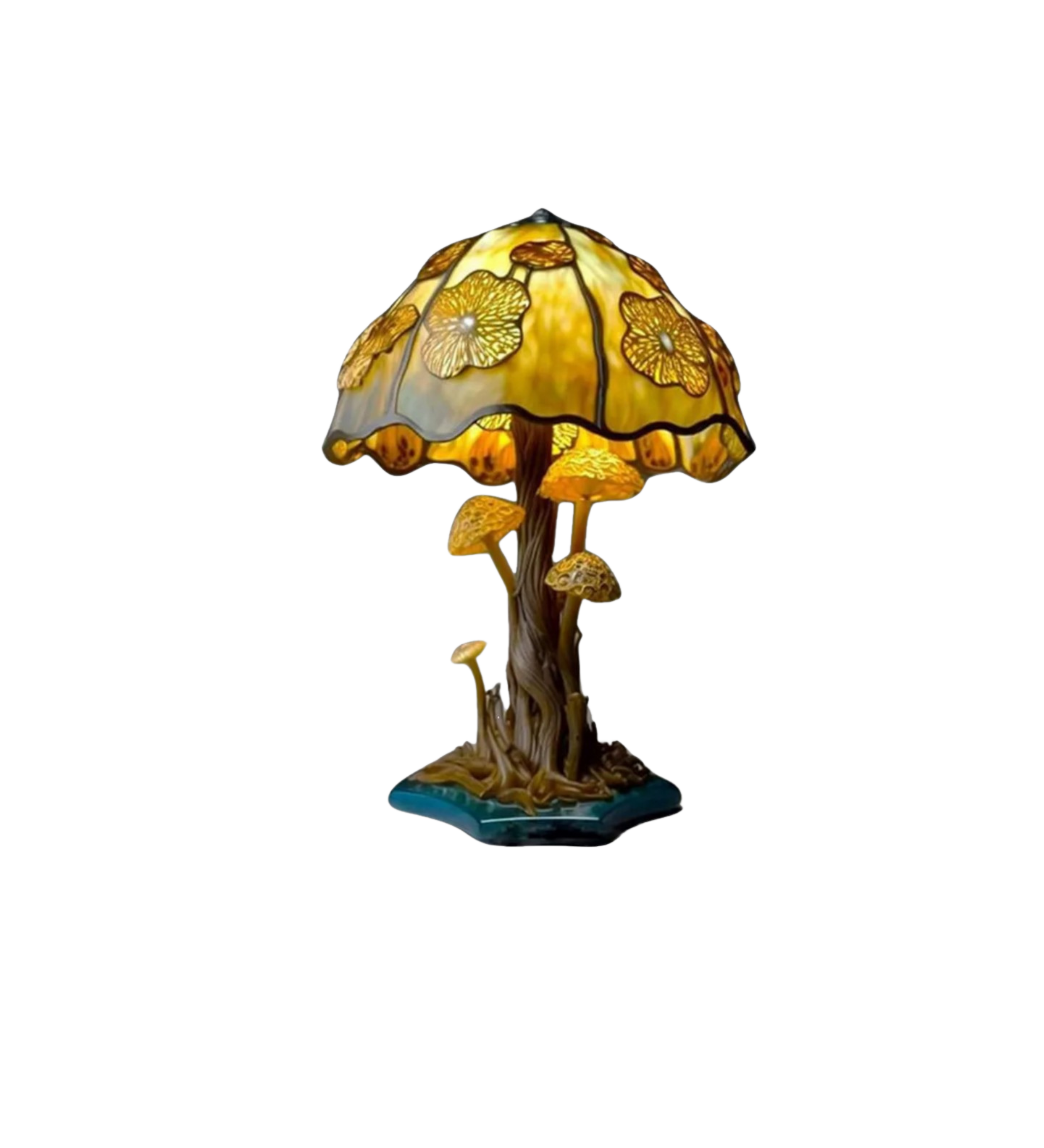 Vintage Mushroom Table Lamp LED 1-Light