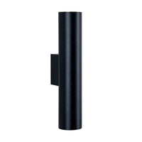 Modern Cylindrical LED 2-Light Wall Sconce Lasson Living