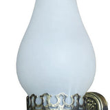 Vintage Glass Kerosene Style LED Wall Sconce | 1-Light
