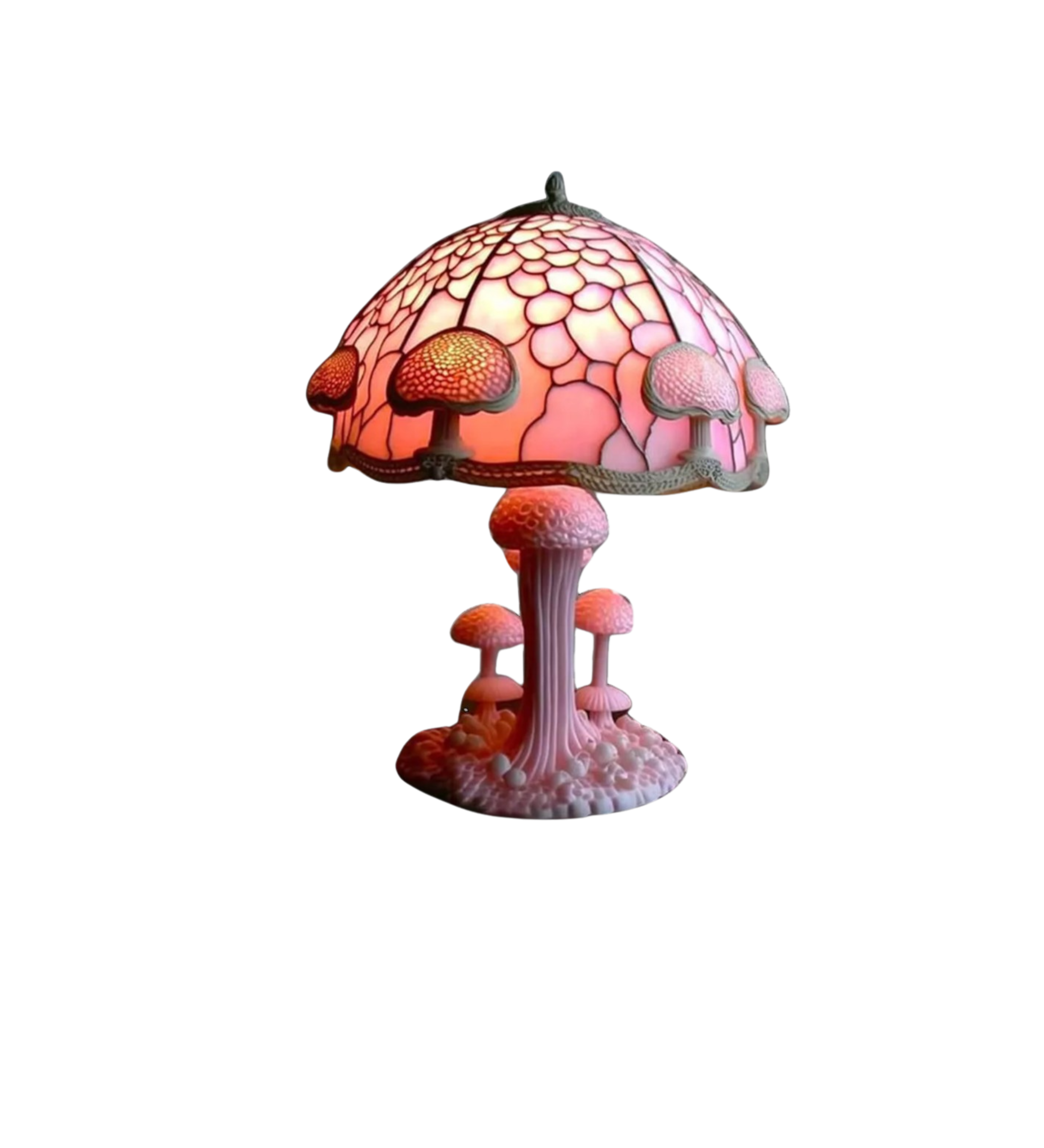 Vintage Mushroom Table Lamp LED 1-Light