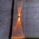 Modern Solar LED Up and Down Wall Light | 1-Light