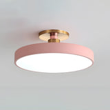 Modern Round LED Flush Mount Ceiling Light 1-Light