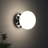 Modern Minimalist Glass Globe Wall Light | 1-Light