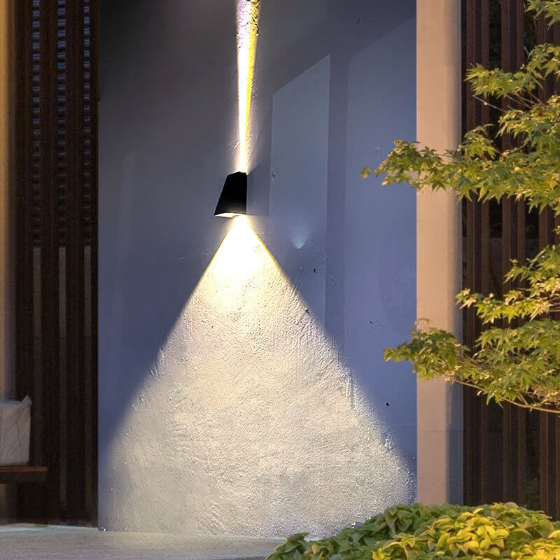 Modern Solar LED Up and Down Wall Light | 1-Light Lasson Living