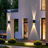Modern Solar LED Up and Down Wall Light | 1-Light