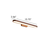 Modern LED Linear Mirror Wall Light | 1-Light