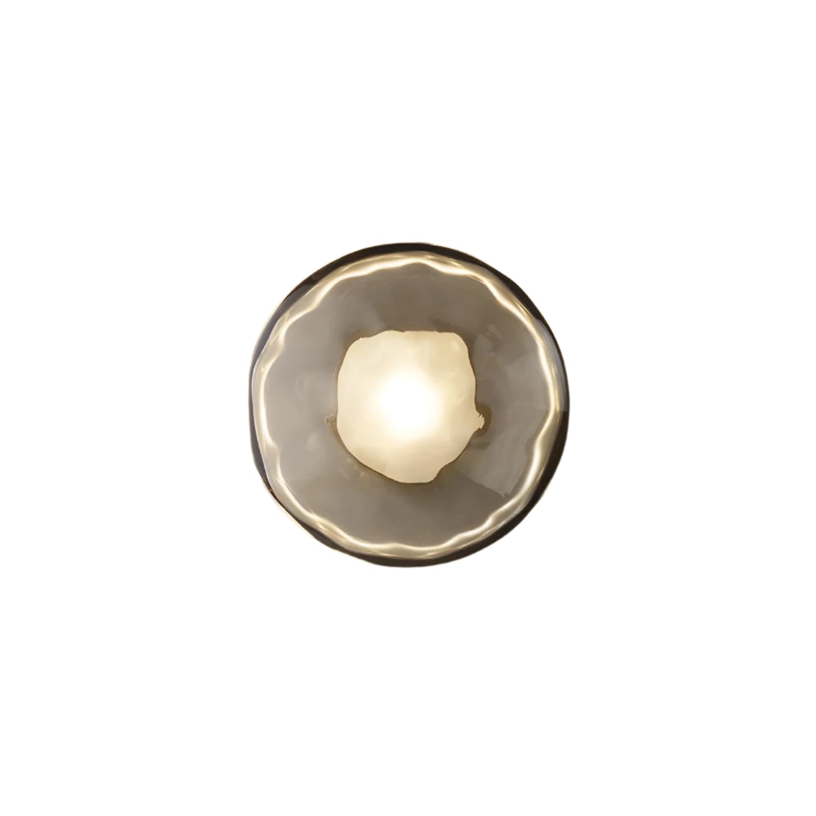 Nordic Round Glass Wall Sconce LED 1-light