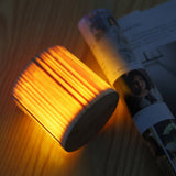 Creative Wood LED Touch Night Table Lamp 1-Light