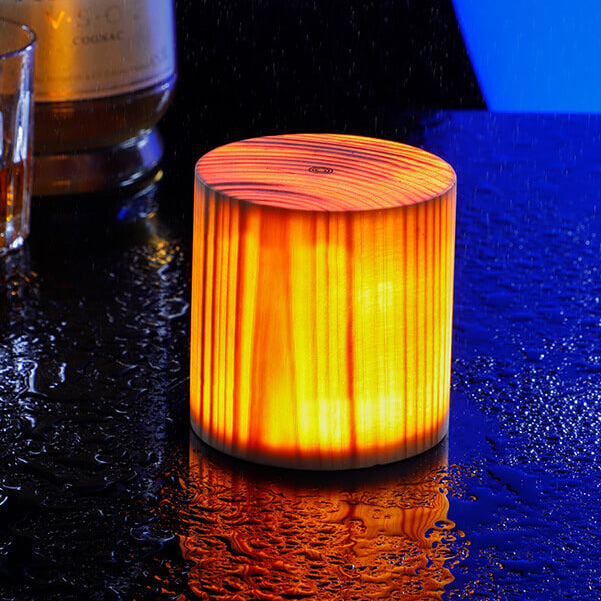 Creative Wood LED Touch Night Table Lamp 1-Light