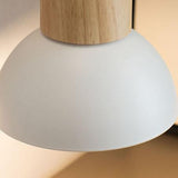 Nordic Wood Dome Wall Light | 1-Light