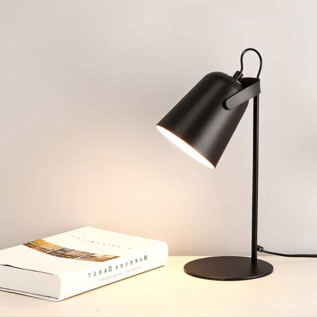 Modern Minimalist Metal Cone LED Table Lamp 1-Light