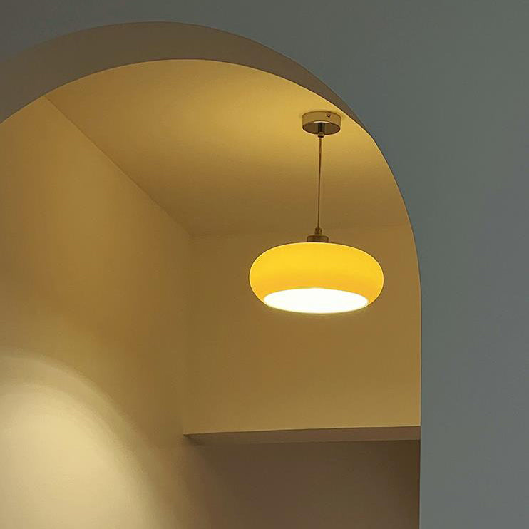 Vintage Glass Dome Pendant Light | 1-Light