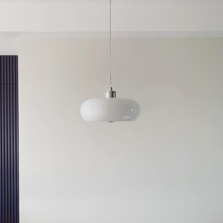 Vintage Glass Dome Pendant Light | 1-Light