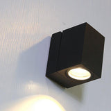 Modern Square Adjustable LED Outdoor Wall Sconce 1-Light