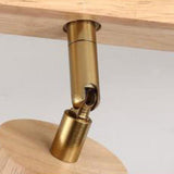 Japanese Wooden LED Semi-Flush Mount Ceiling Light |2 Light