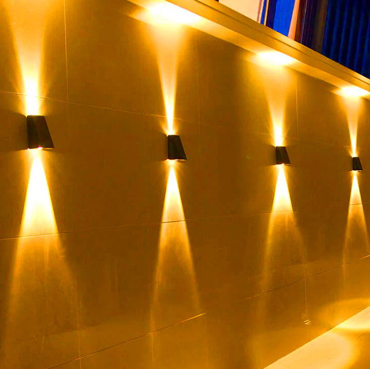 Modern Solar LED Up and Down Wall Light | 1-Light