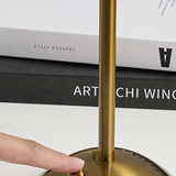 Scandinavian Brass Pleated Fabric Cone Table Light | 1-Light