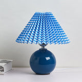 Nordic Ceramic Pleated Table Light | 1-Light
