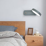 Nordic Round LED Reading Wall Light with Switch | 1-Light