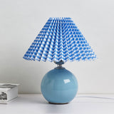 Nordic Ceramic Pleated Table Light | 1-Light