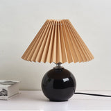 Nordic Ceramic Pleated Table Light | 1-Light