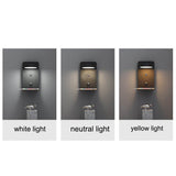 Modern Square LED Wall Light with USB Shelf | 1-Light