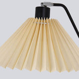 Minimalist Pleated Fabric Shade LED Floor Lamp | 1-Light Standing