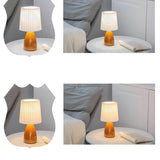Nordic Glass Pleated Shade Table Lamp 1-Light