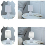 Nordic Glass Pleated Shade Table Lamp 1-Light