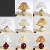 Nordic Ceramic Pleated Table Light | 1-Light