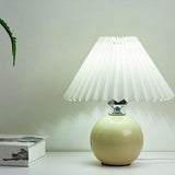 Nordic Ceramic Pleated Table Light | 1-Light