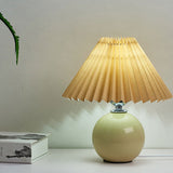 Nordic Ceramic Pleated Table Light | 1-Light