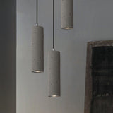 Industrial Cement Cylindrical Pendant 1-Light