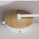 Nordic Wood Dome Wall Light with Pull Switch | 1-Light