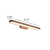 Modern LED Linear Mirror Wall Light | 1-Light