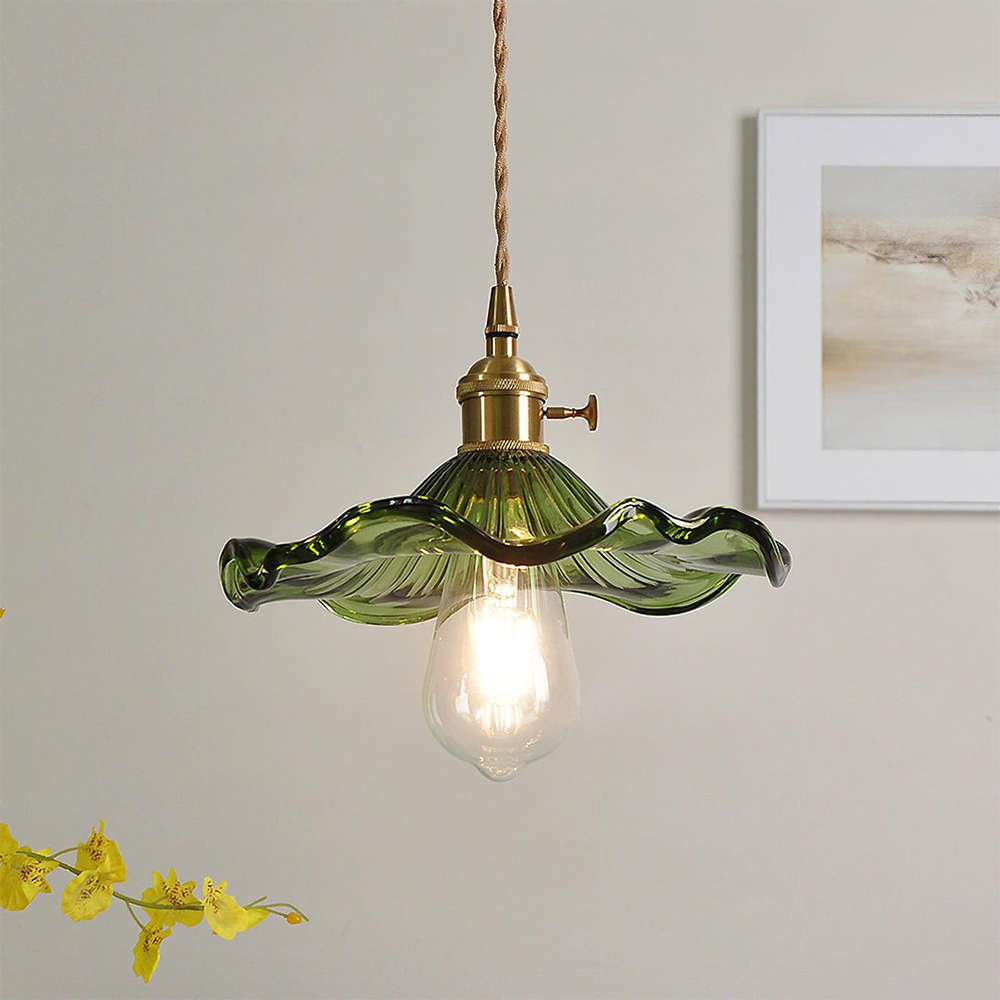 Modern Grass Flower Pendant Light 1-Light Lasson Living